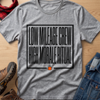Low Mileage High Moral Unisex Tee