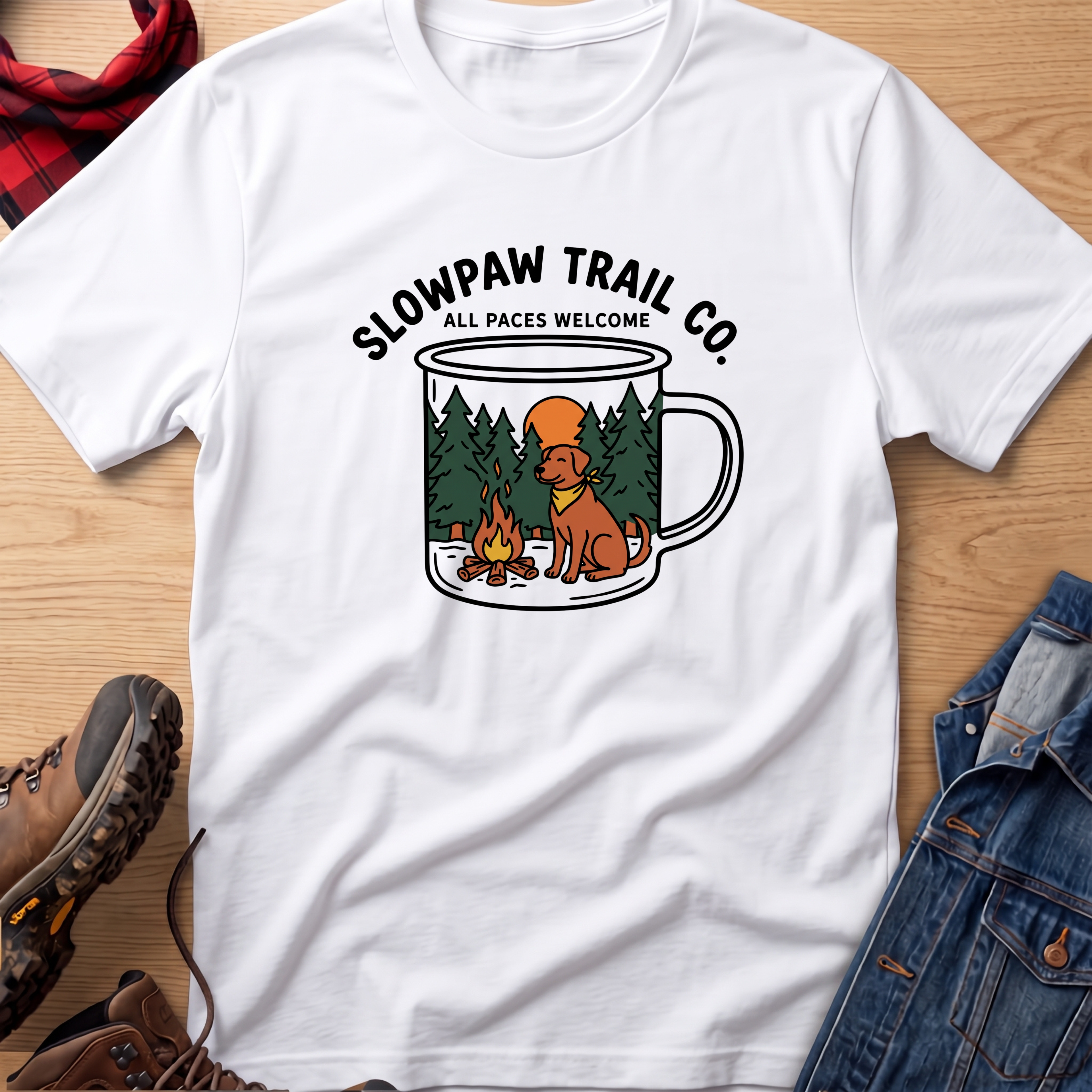 All Paces Welcome Camp Mug Unisex Tee