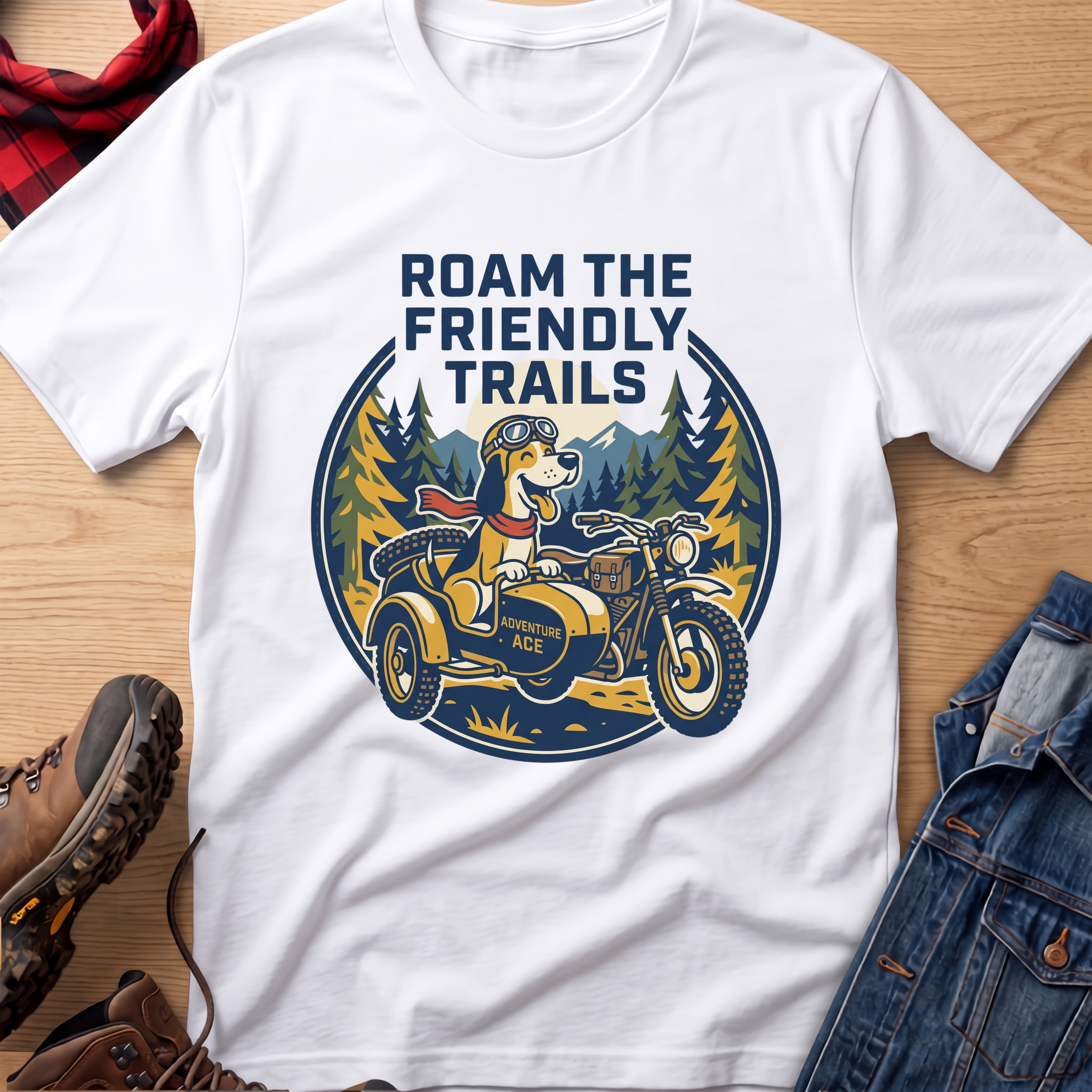 Roam The Friendly Trails Unisex Tee