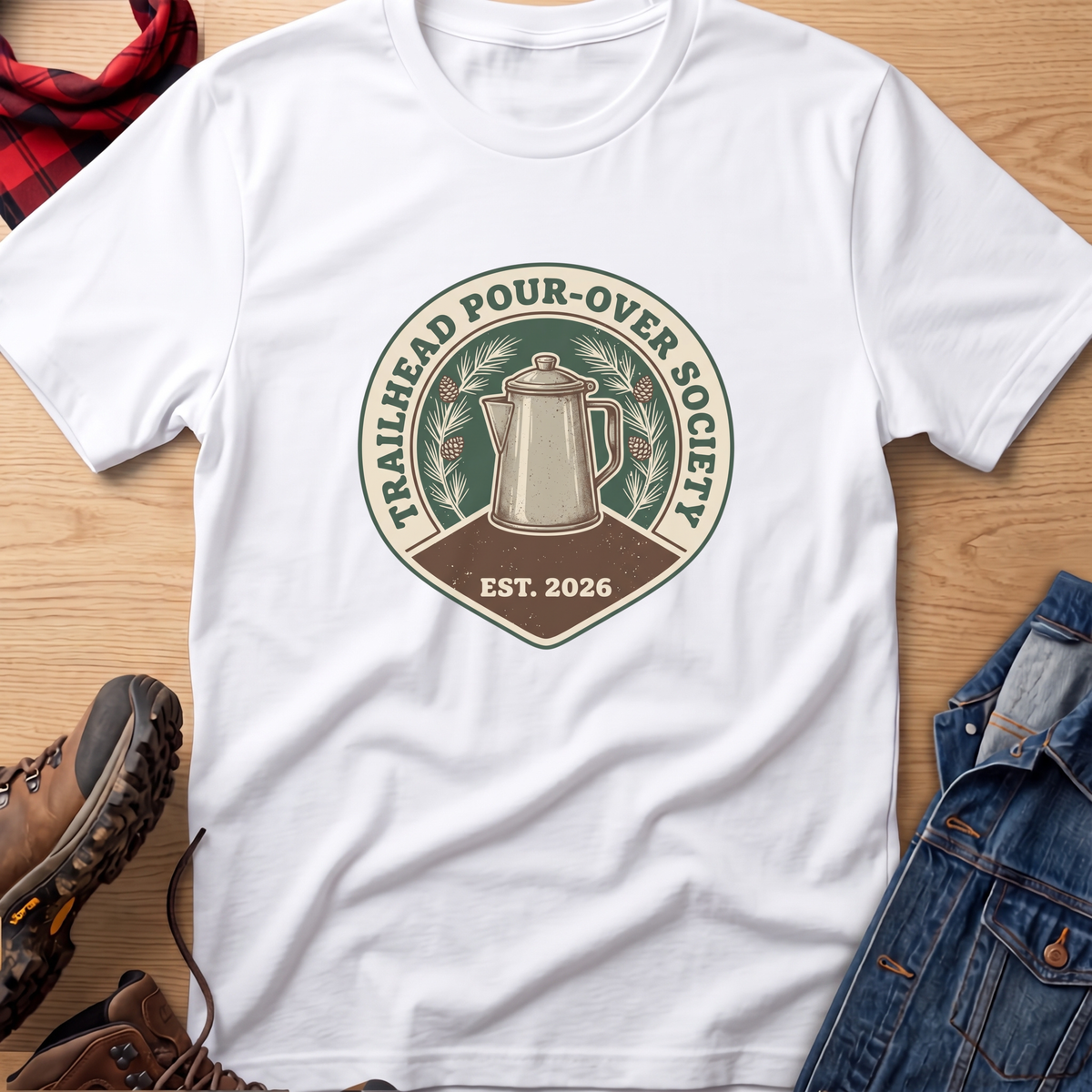 Trailhead Pour-Over Society Unisex Tee