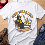 Bear & Dog Sniff Break Crew Unisex Tee