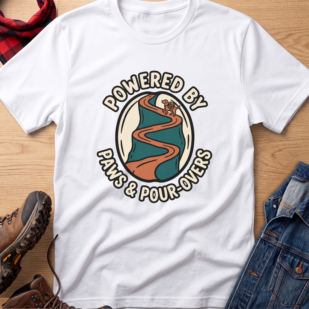 Paws & Pour-Overs Unisex Tee