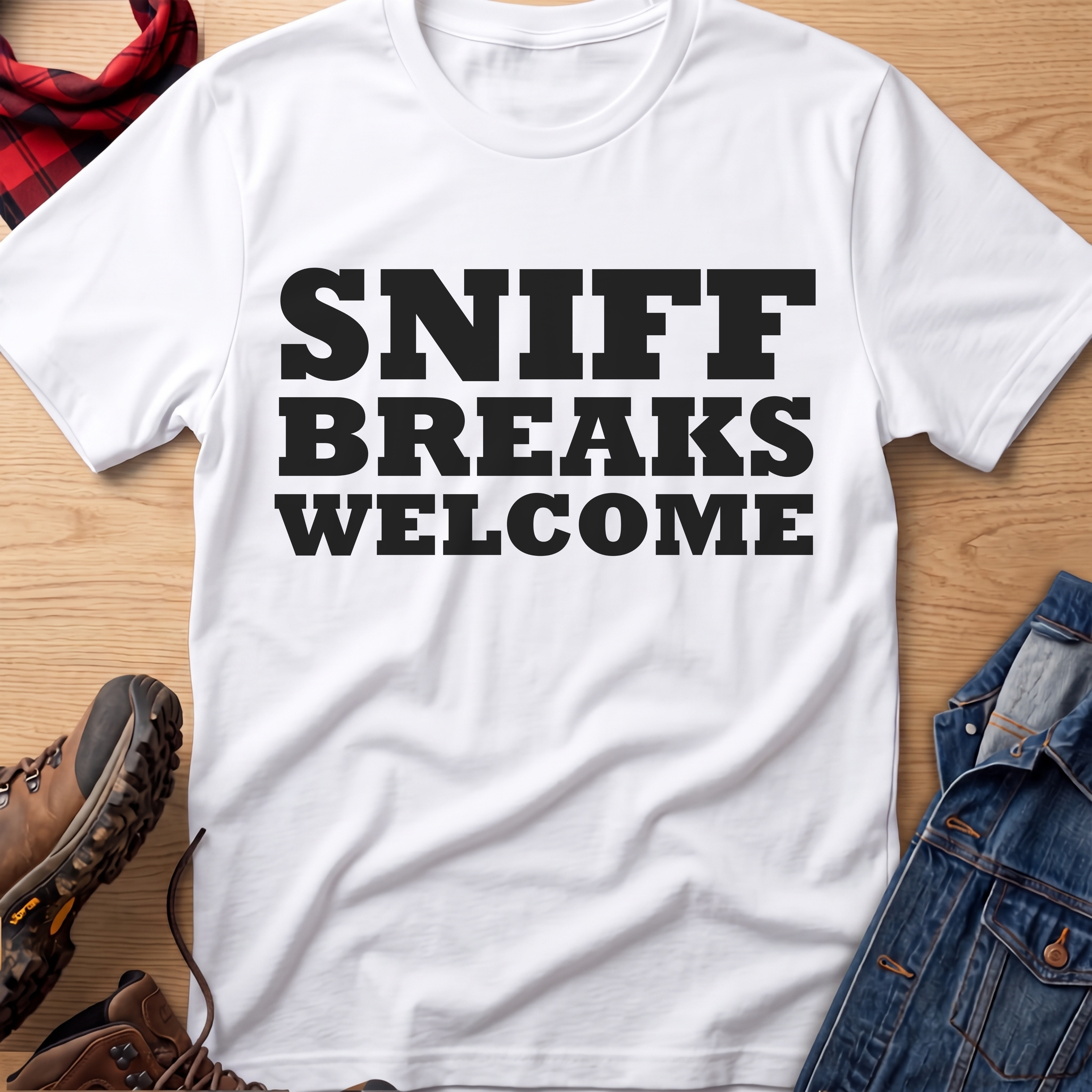Sniff Breaks Welcome Unisex Tee